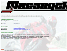 Tablet Screenshot of megacycle.com.au